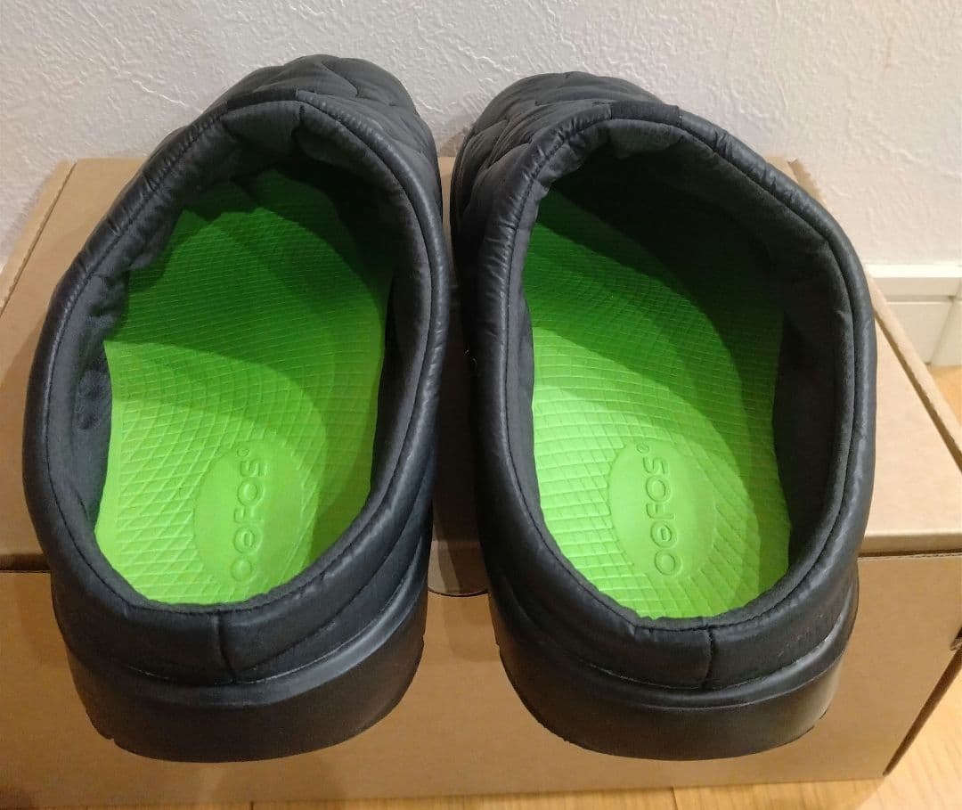 Oofos ウーフォス OOcoozie Thermo Muleブラック 41