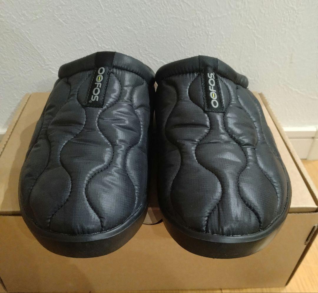 Oofos ウーフォス OOcoozie Thermo Muleブラック 41