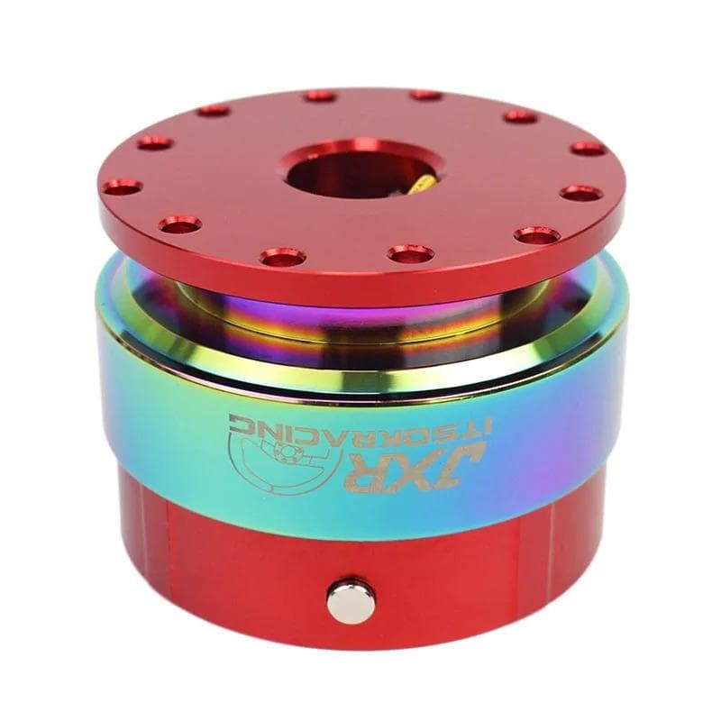 赤 レッド クイックリリース レンチン音 鳴る Ding ステアリングボス