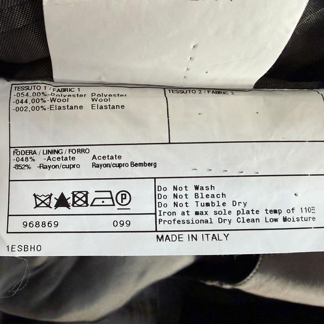 J7179 美品 アルマーニコレッツォーニ ソリッドスーツ グレー 48