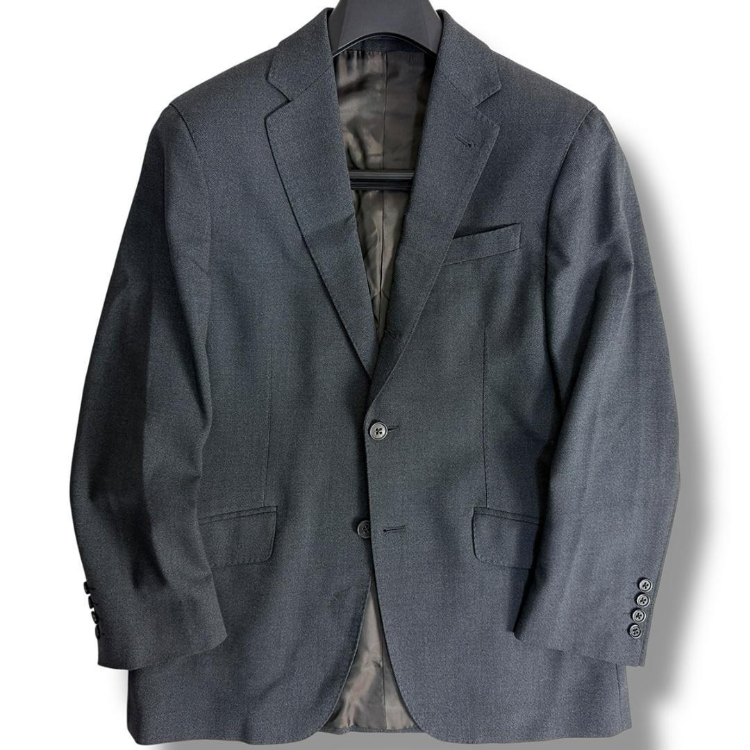 J7179 美品 アルマーニコレッツォーニ ソリッドスーツ グレー 48