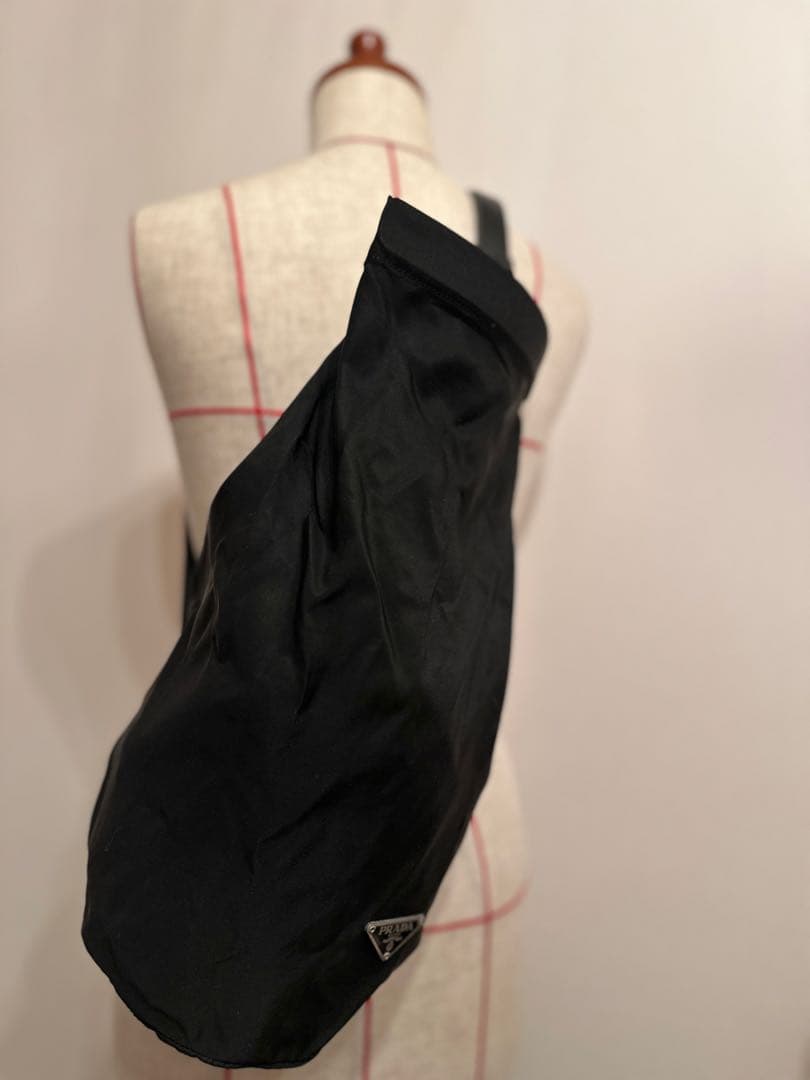 PRADA ボンサック ドラムバッグ BLACK V228 ショルダーバッグ