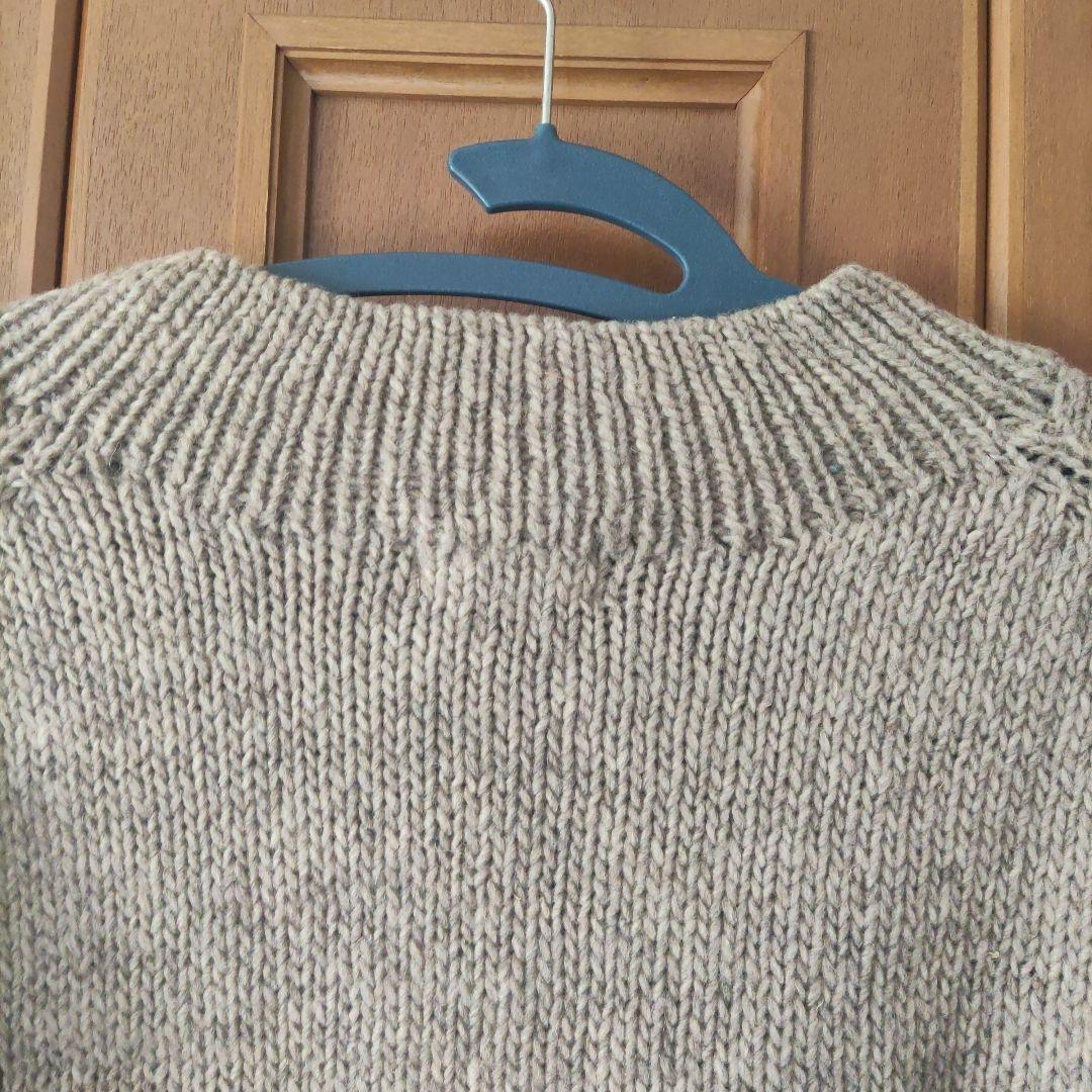 かぐれペルーニットワイドベスト コットンバックサテンコクーンスカート２点セット