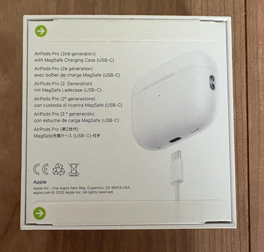 [新品/未開封]AirPods Pro (2nd) MTJV3J/A USB-C