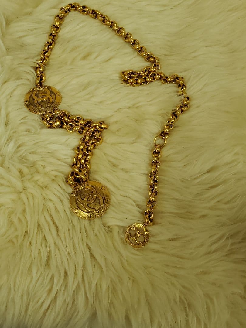 CHANEL シャネル　ゴールドチェーン CCロゴ ベルト