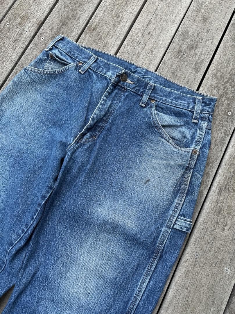 00's Dickies Denim Painter Pants 33相当