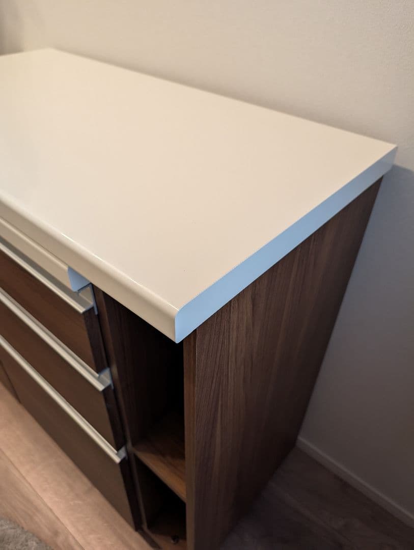 Pamouna AW キャスター付きキッチンカウンター 90cm