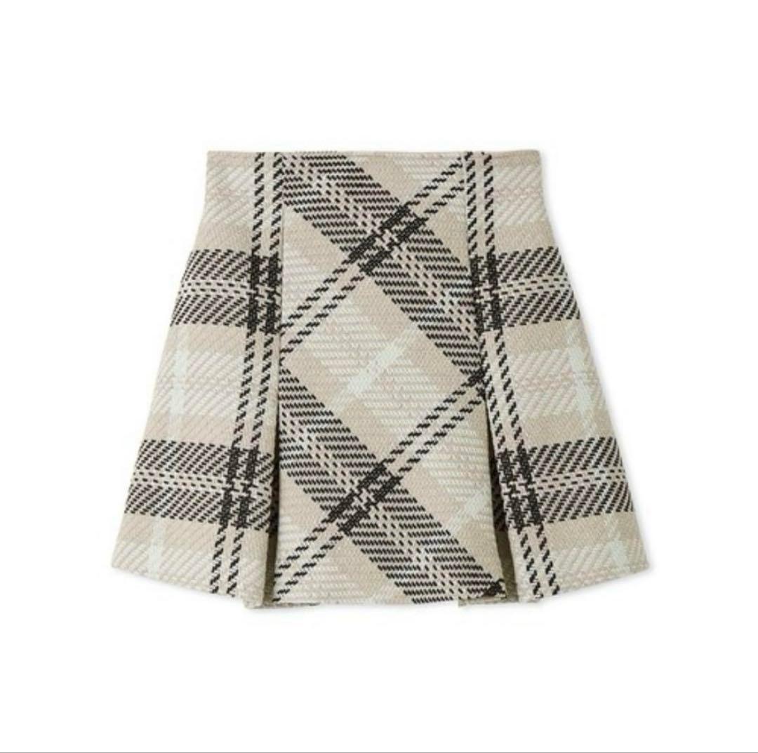 お値下げ　SNIDEL ロービングチェックスカート 2024 AW