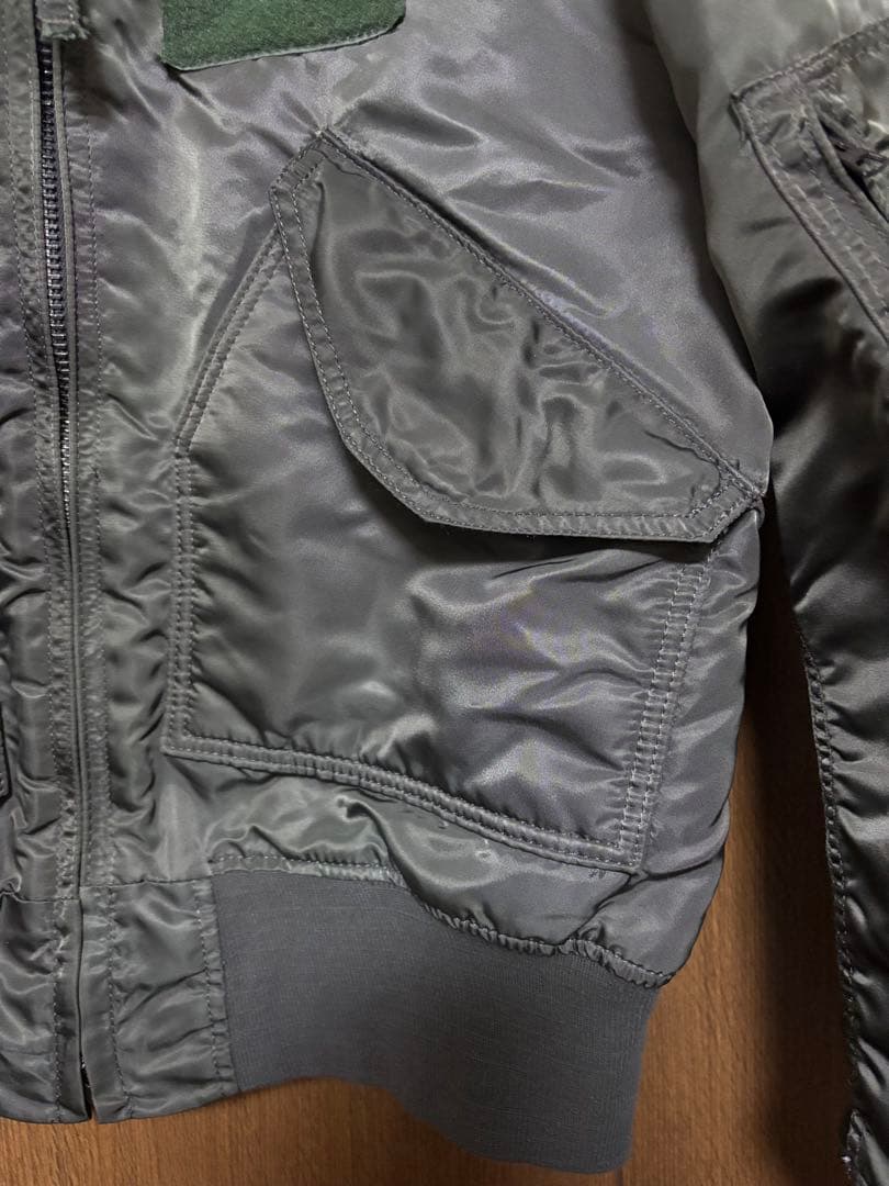 ア*7様 アルファ社ALPHA.CWU-45/PグリーンMフライトJK、USA製