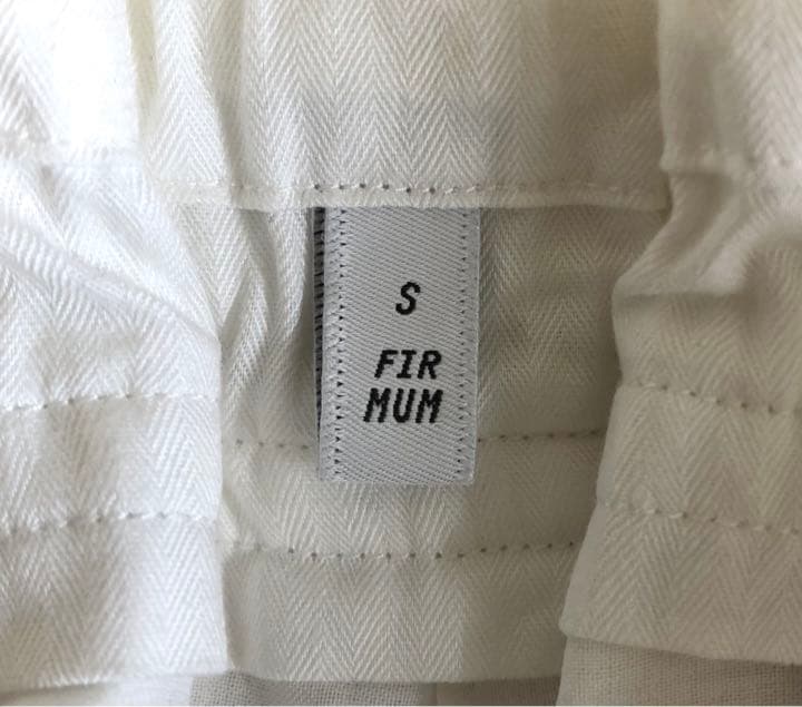 2022SS）FIRMUM オーガニックコットン強撚ウェザーシリンダーパンツ