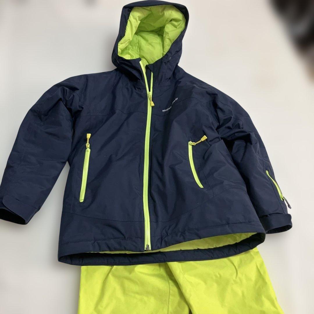 mont-bell パウダー パーカー　Kid's 140ドライテック パンツ