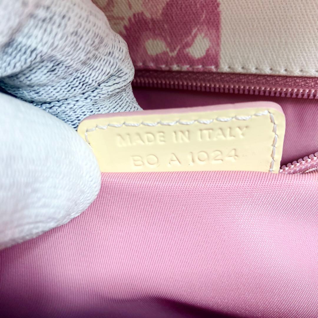 【美品・希少】 クリスチャンディオール チェーンポーチ トロッター フラワー