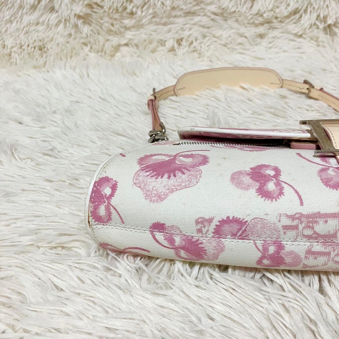 【美品・希少】 クリスチャンディオール チェーンポーチ トロッター フラワー