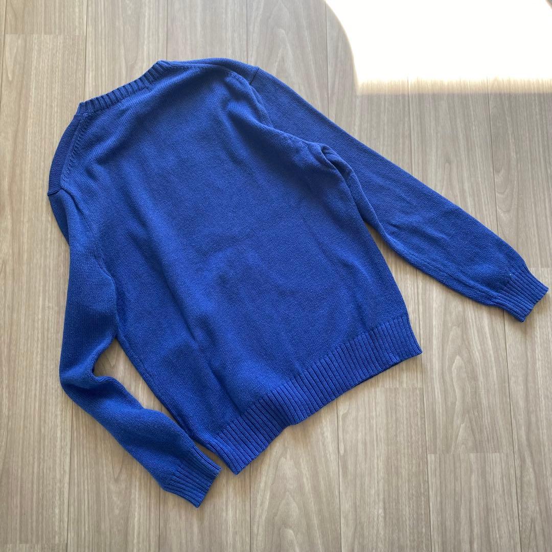 POLO ベア　ニット　メンズ　M 近年モデル　ネイビーブルー