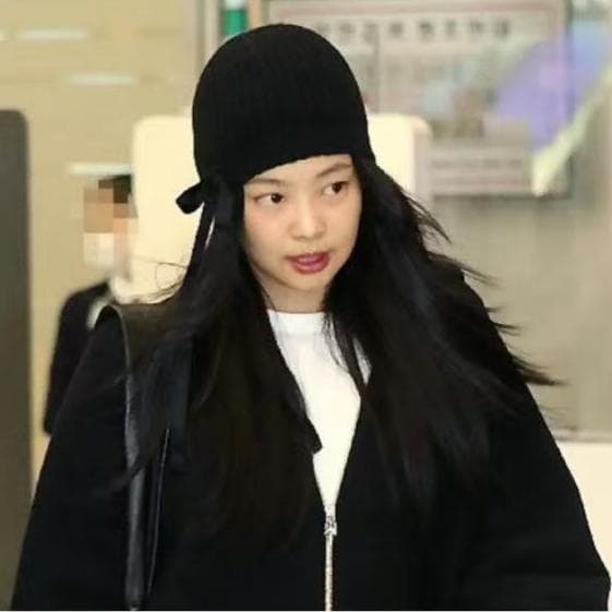 CC ロゴ　ブラック ニットキャップ・ビーニー