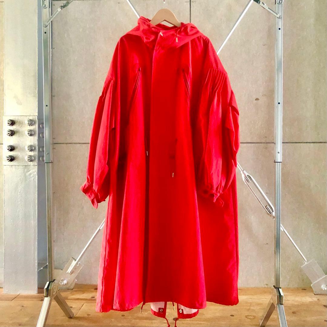 ホノソウ☆美品レア☆MEGMIURA PIn tuck Mods coat