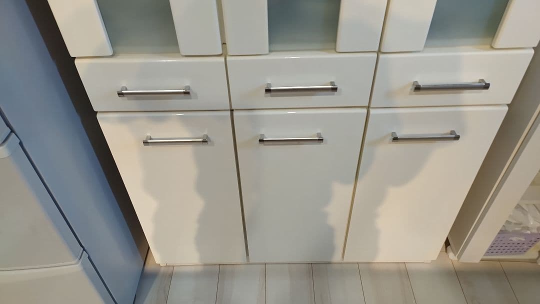 〘期間限定〙ホワイト キッチン収納☆食器棚 W88✕H181✕D40