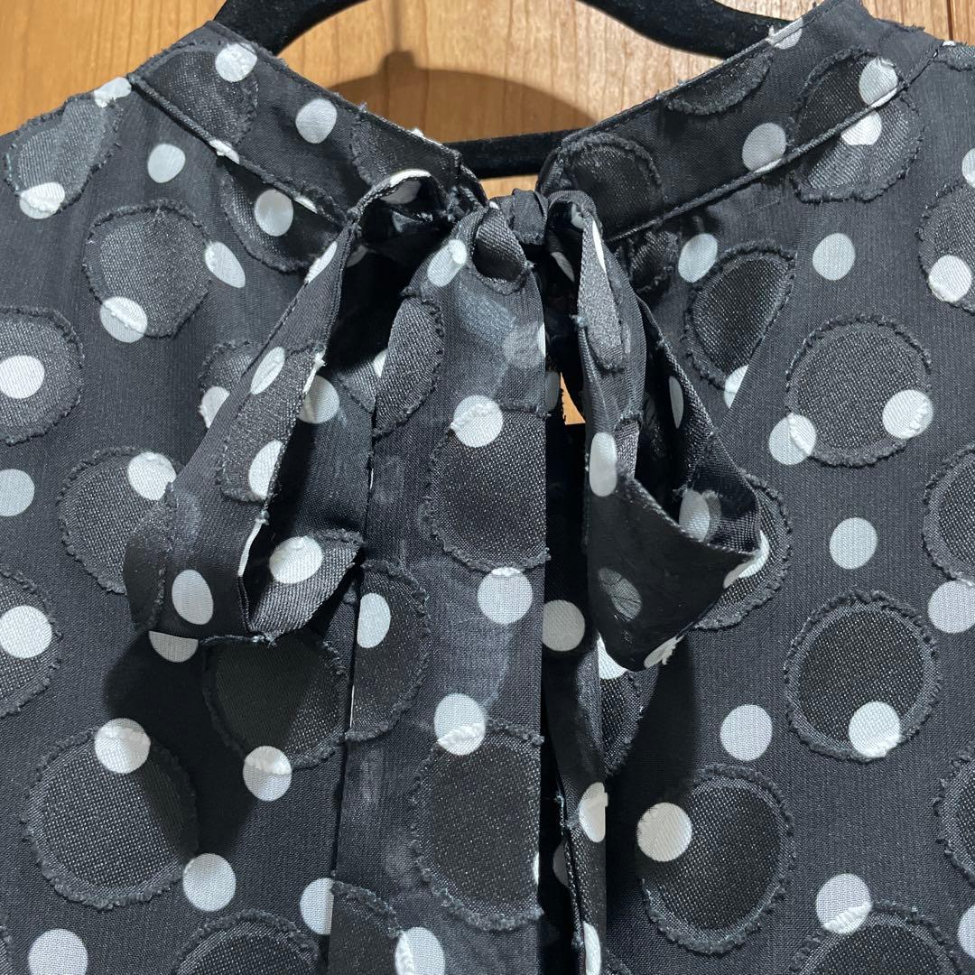 チュニックワンピース　⑥ ローズティアラ　46 水玉　ゆったり