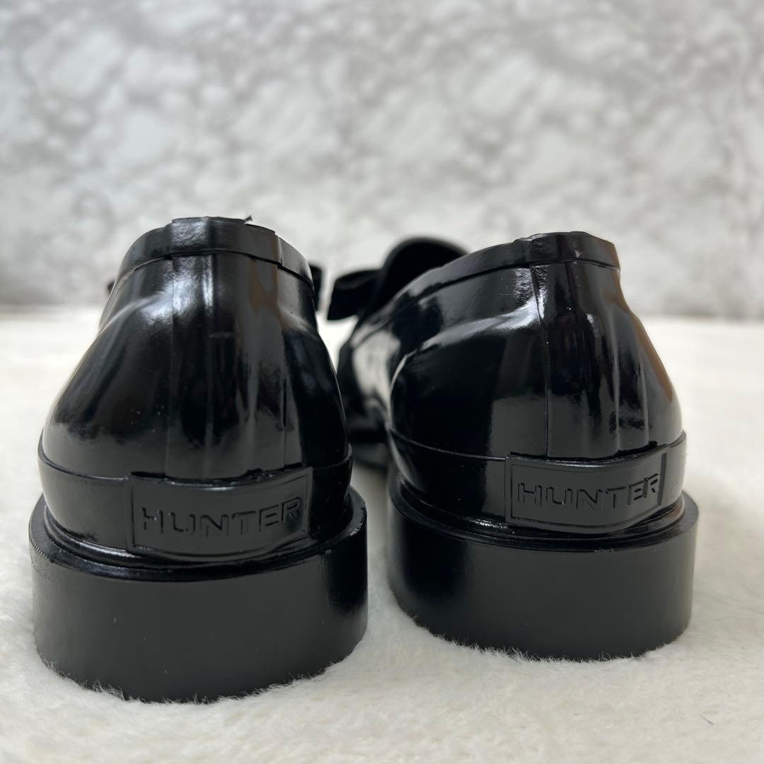新品◆HUNTERハンター リファインドボウグロス ペニーローファー 完全防水