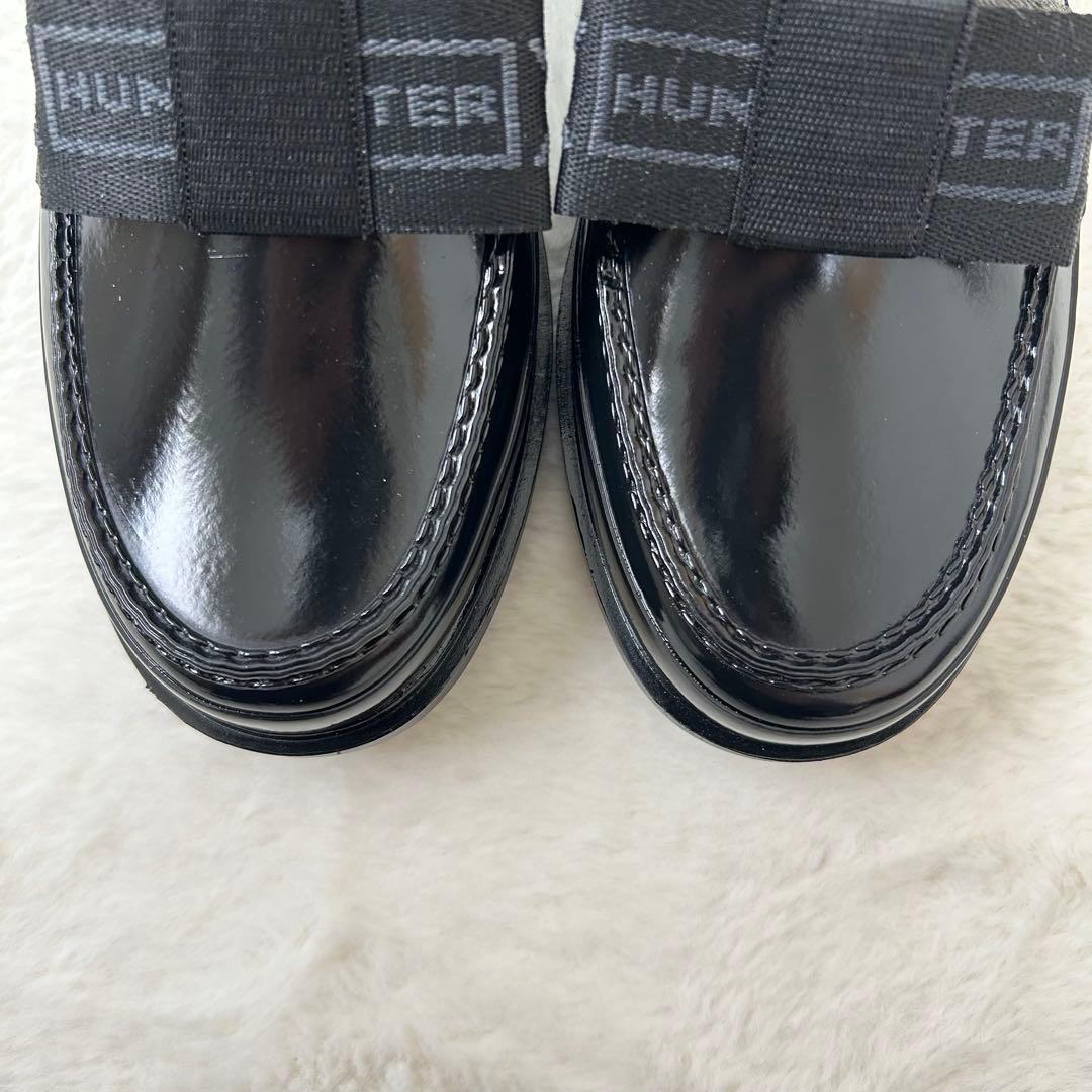 新品◆HUNTERハンター リファインドボウグロス ペニーローファー 完全防水