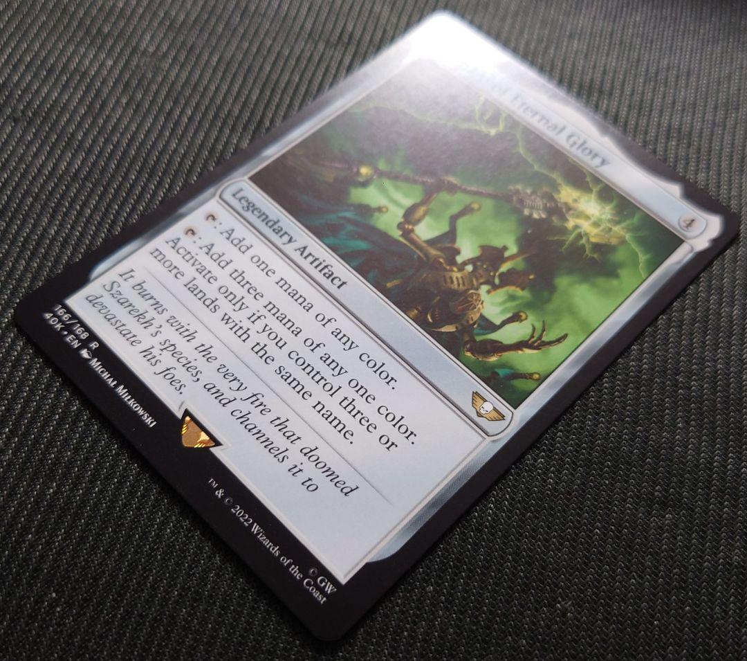 mtg 稀少個体 超高騰中 久遠なる栄光の笏 英語版 40k