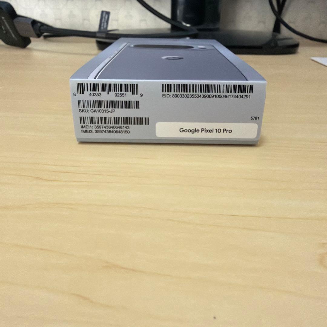 Pixel10pro 256GB フィルム、ケース、充電器付き
