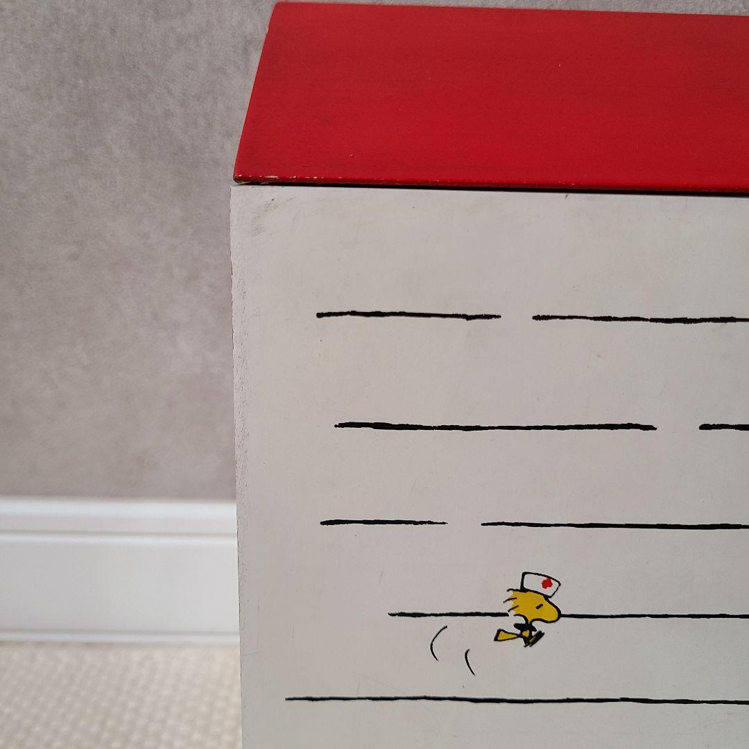 ピーナッツ　スヌーピー　薬箱　救急箱　小物入れ　引き出し　レトロ