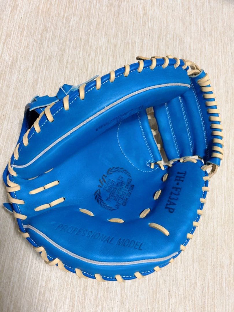 ハタケヤマ　軟式捕手グラブ　1回使用⭐️超美品　定価¥33.000-