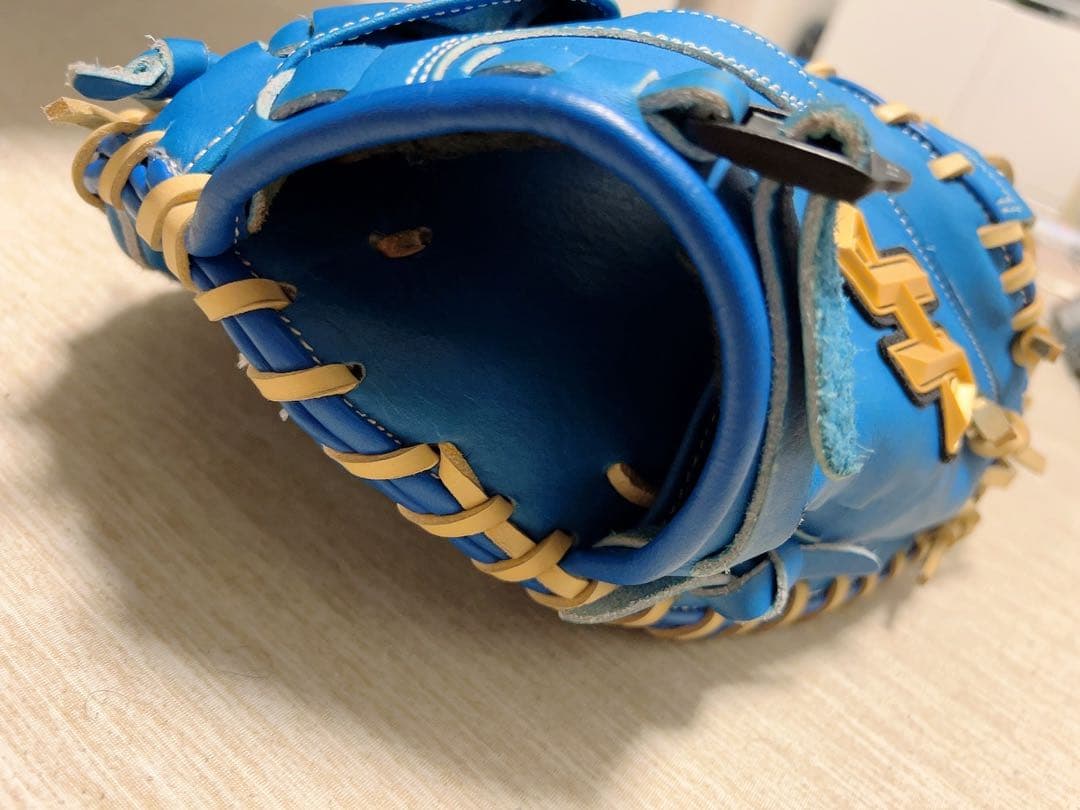 ハタケヤマ　軟式捕手グラブ　1回使用⭐️超美品　定価¥33.000-