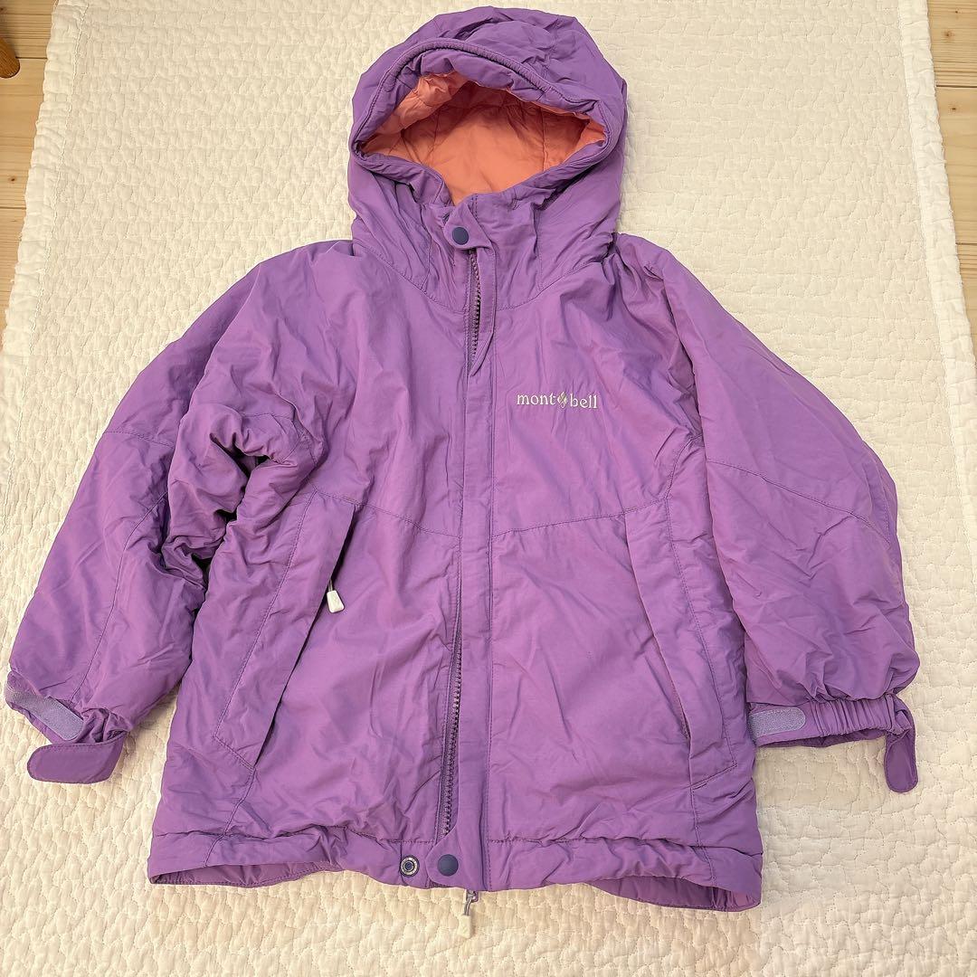 モンベル　スキーウェア 110cm 上下セット　パウダーライトパーカ