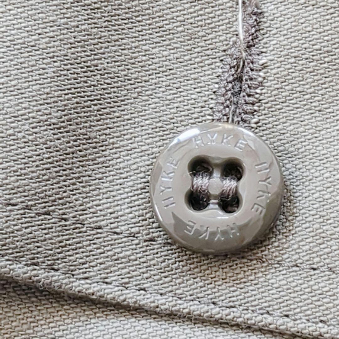 美品　22SS HYKE BACK SATIN BAKER PANTS サイズ4