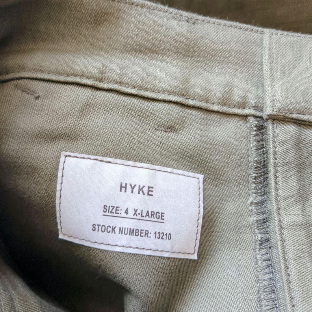 美品　22SS HYKE BACK SATIN BAKER PANTS サイズ4