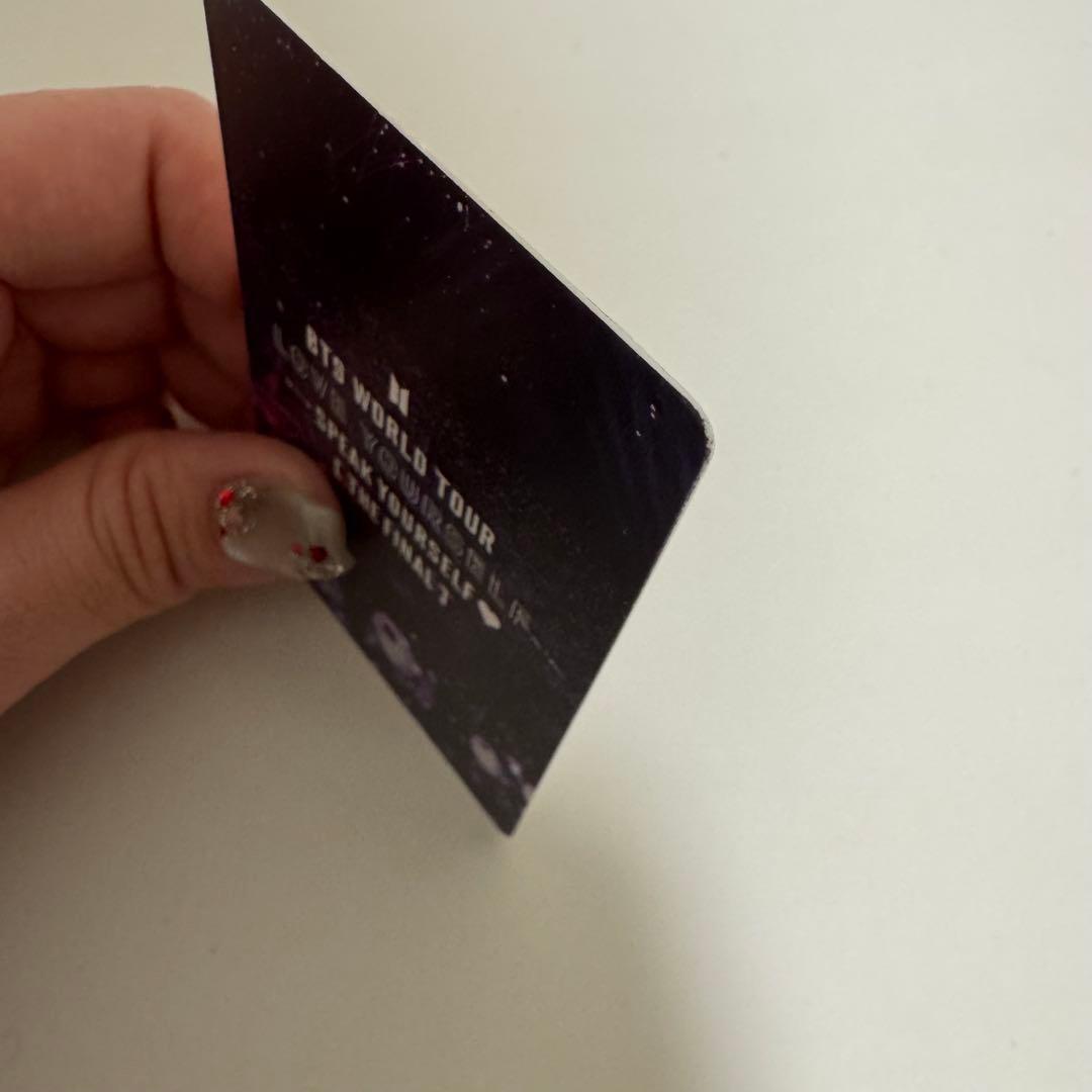 BTS speak yourself tour トレカ　SUGA