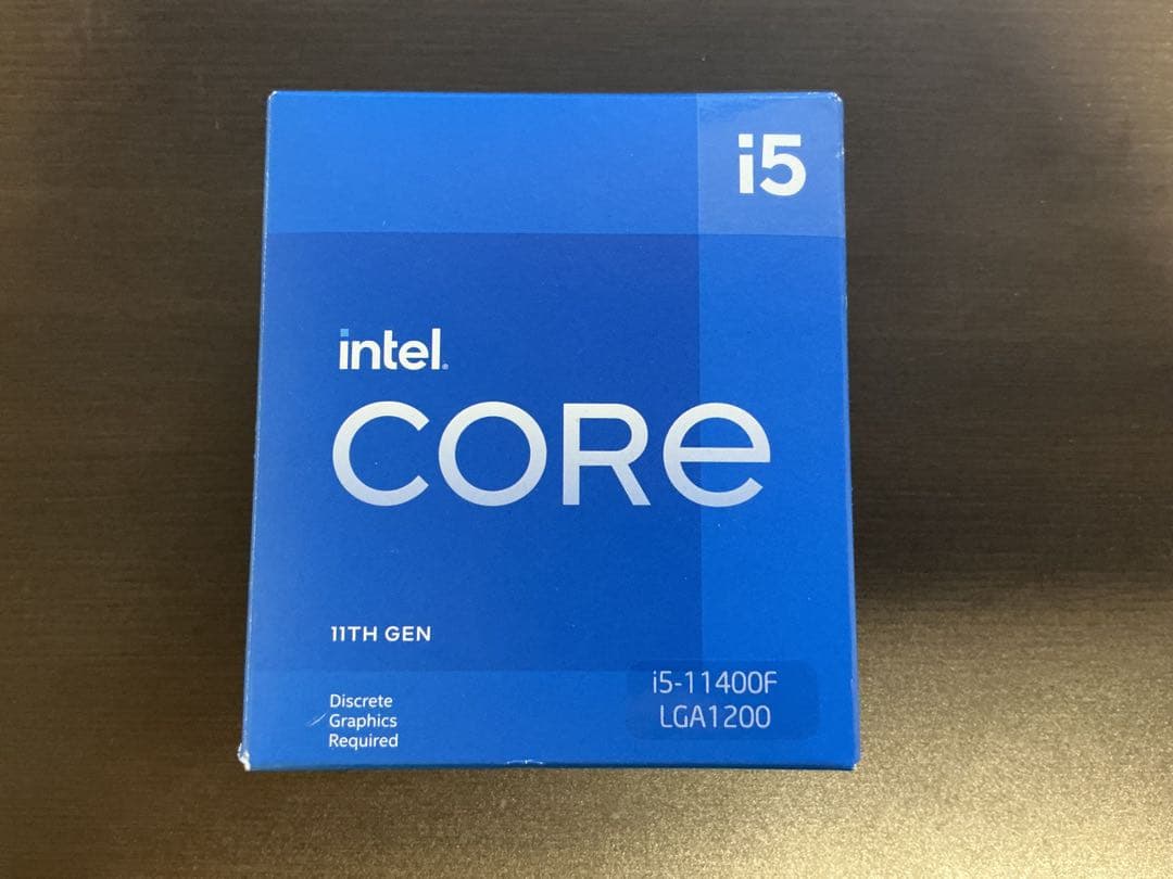 Intel Core i5-11400F 11世代CPU 動作確認済 6コア