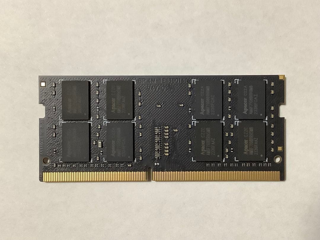 Apacer DDR4 3200 CL22 16GB ノート用