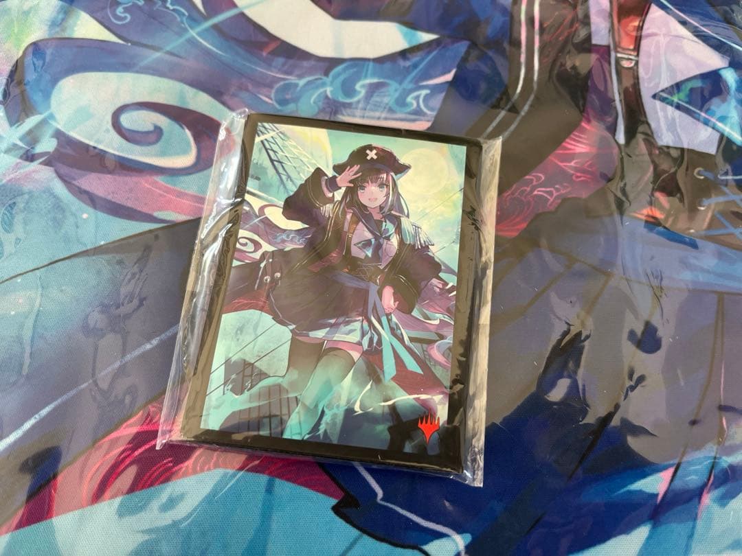【MTG】幽体の船乗りプレイマット未開封【藤ちょこ】スリーブ20枚付き