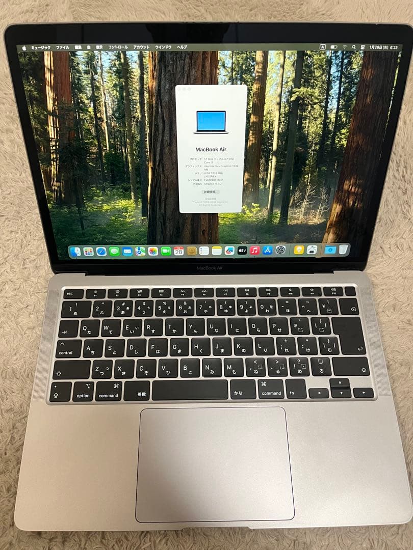 MacBookAir2020年モデル 8GB Intel Core i3 箱付き