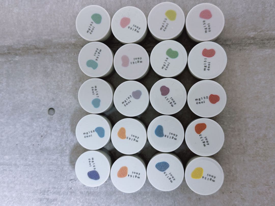 週末まで⭐︎⭐︎enoi エノイ　ガラスマグネット　20色まとめ売りセット