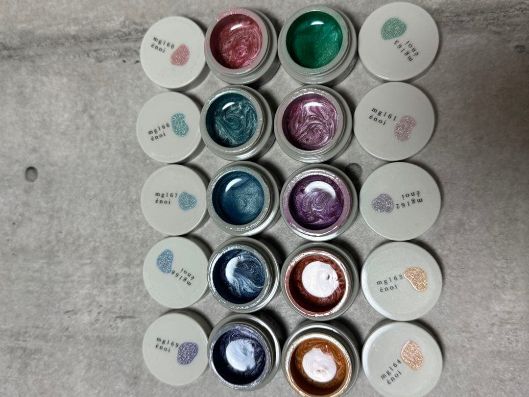 週末まで⭐︎⭐︎enoi エノイ　ガラスマグネット　20色まとめ売りセット