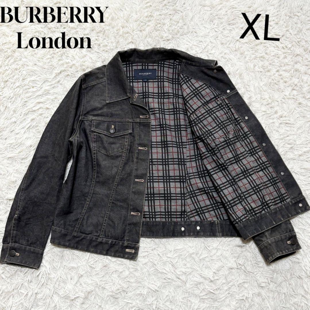 美品 バーバリー ロンドン デニムジャケット ノバチェック
