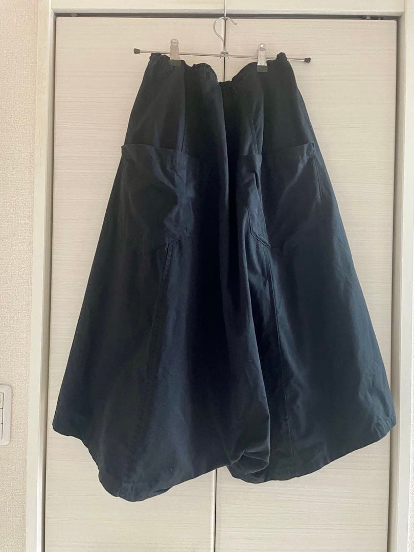 Y's ワイズ ハカマ ガウチョ パンツ 黒　Y’s-BORN PRODUCT