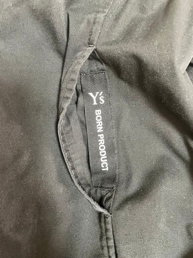 Y's ワイズ ハカマ ガウチョ パンツ 黒　Y’s-BORN PRODUCT