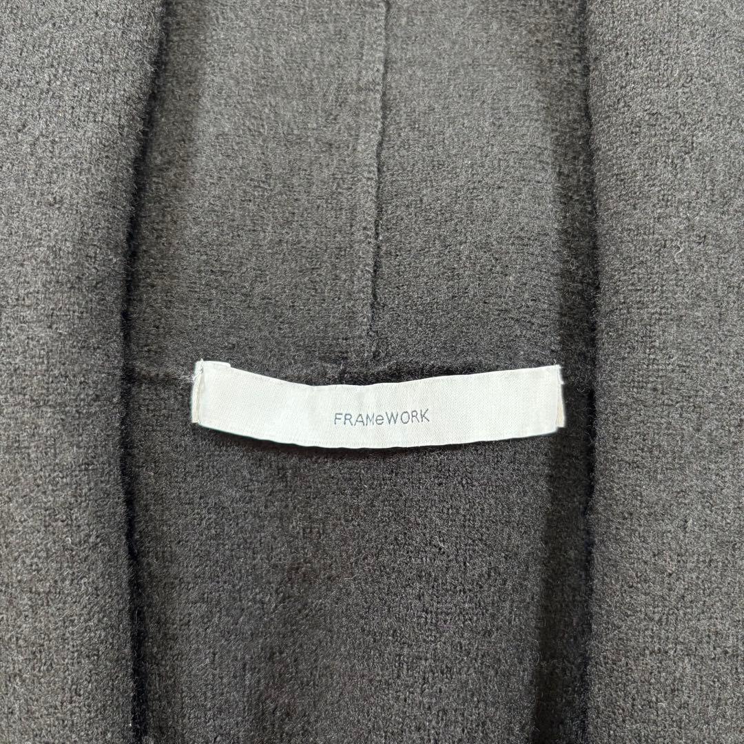 【新品】FRAMeWORK 圧縮ウールショートガウン カーディガン 2023AW