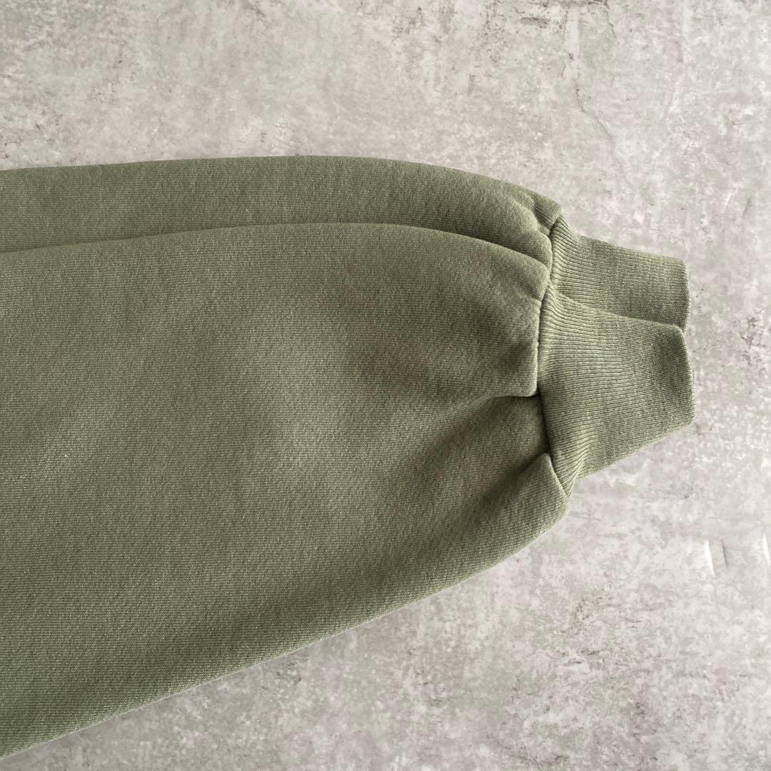 次は早々にありませんレアカラー90sラッセル前V無地スウェットUSA製モスL