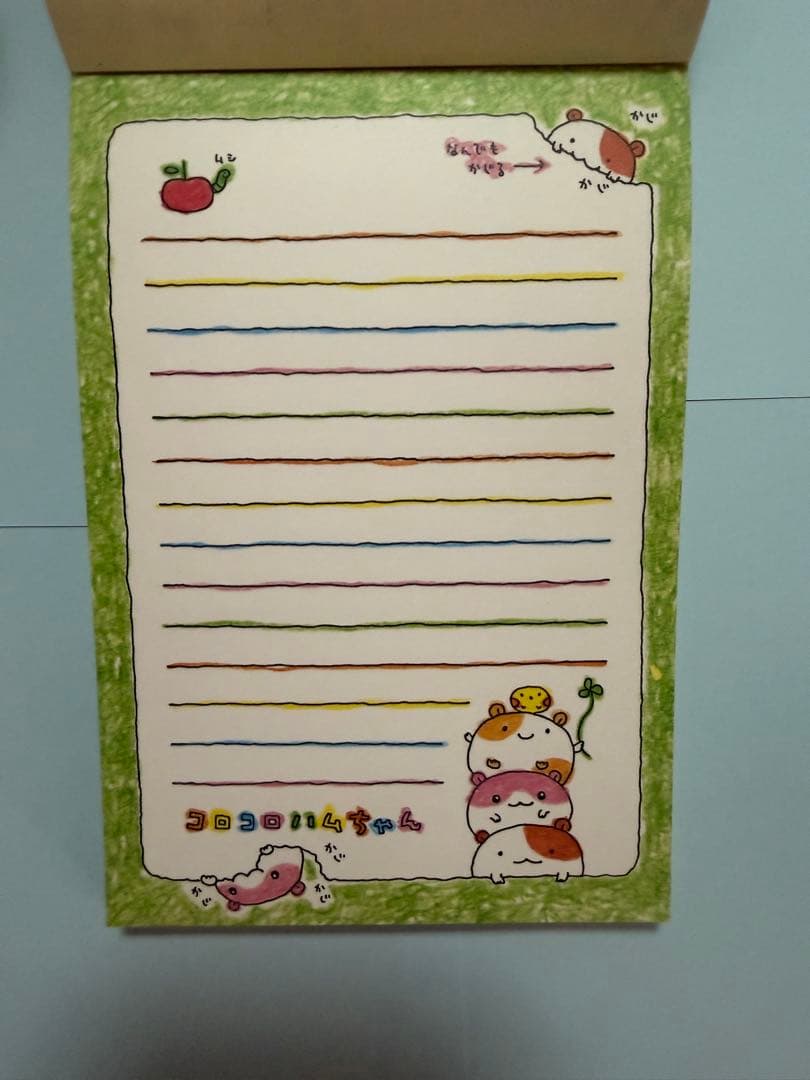 平成レトロ コロコロハムちゃん メモ帳 シール付き 当時物