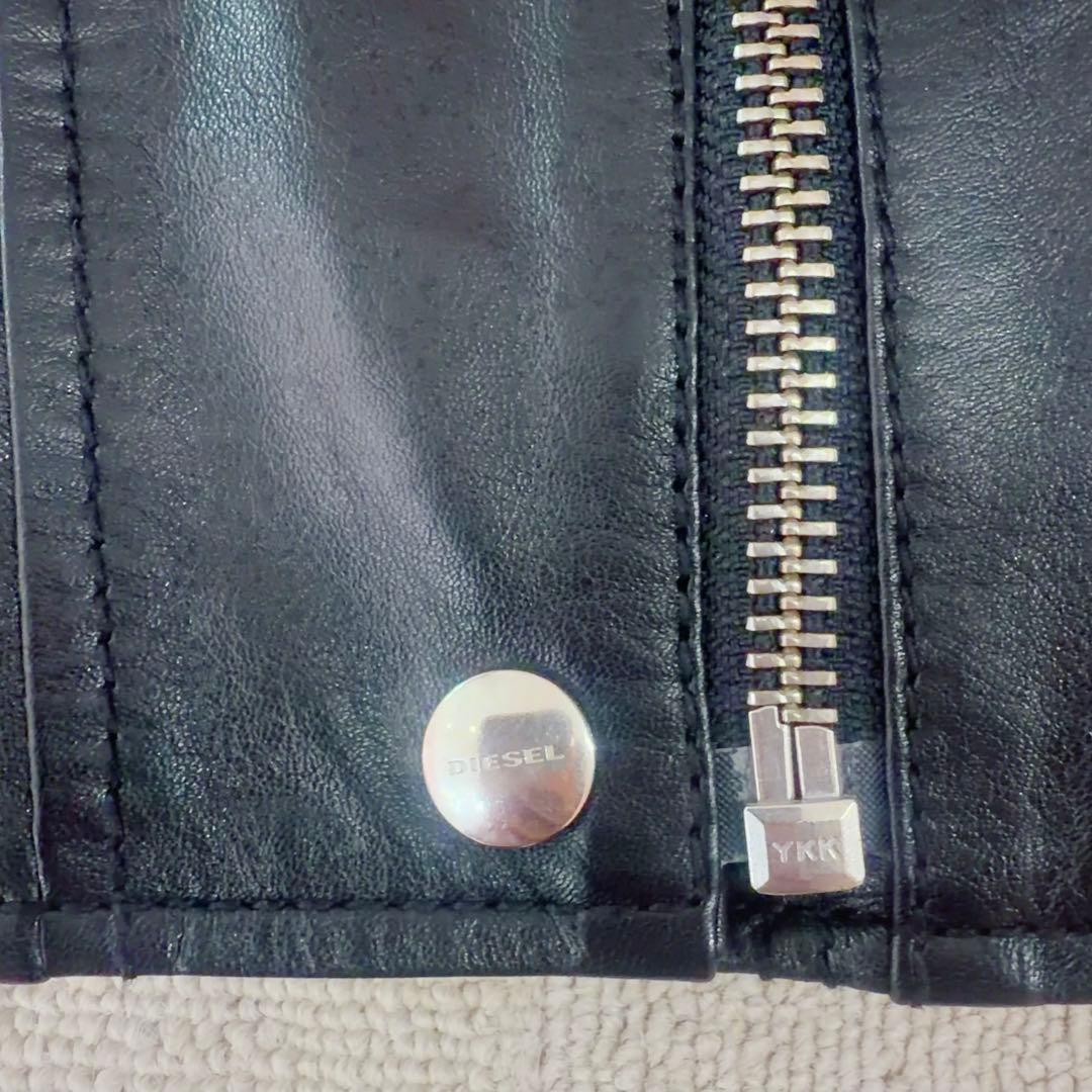 【美品】ディーゼル レザージャケットブラック