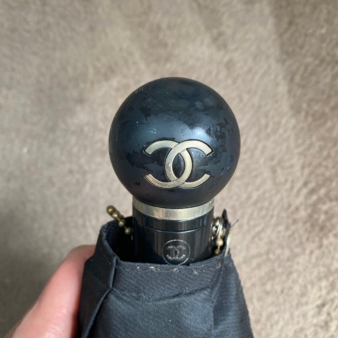 シャネルノベルティカメリア折り畳み傘