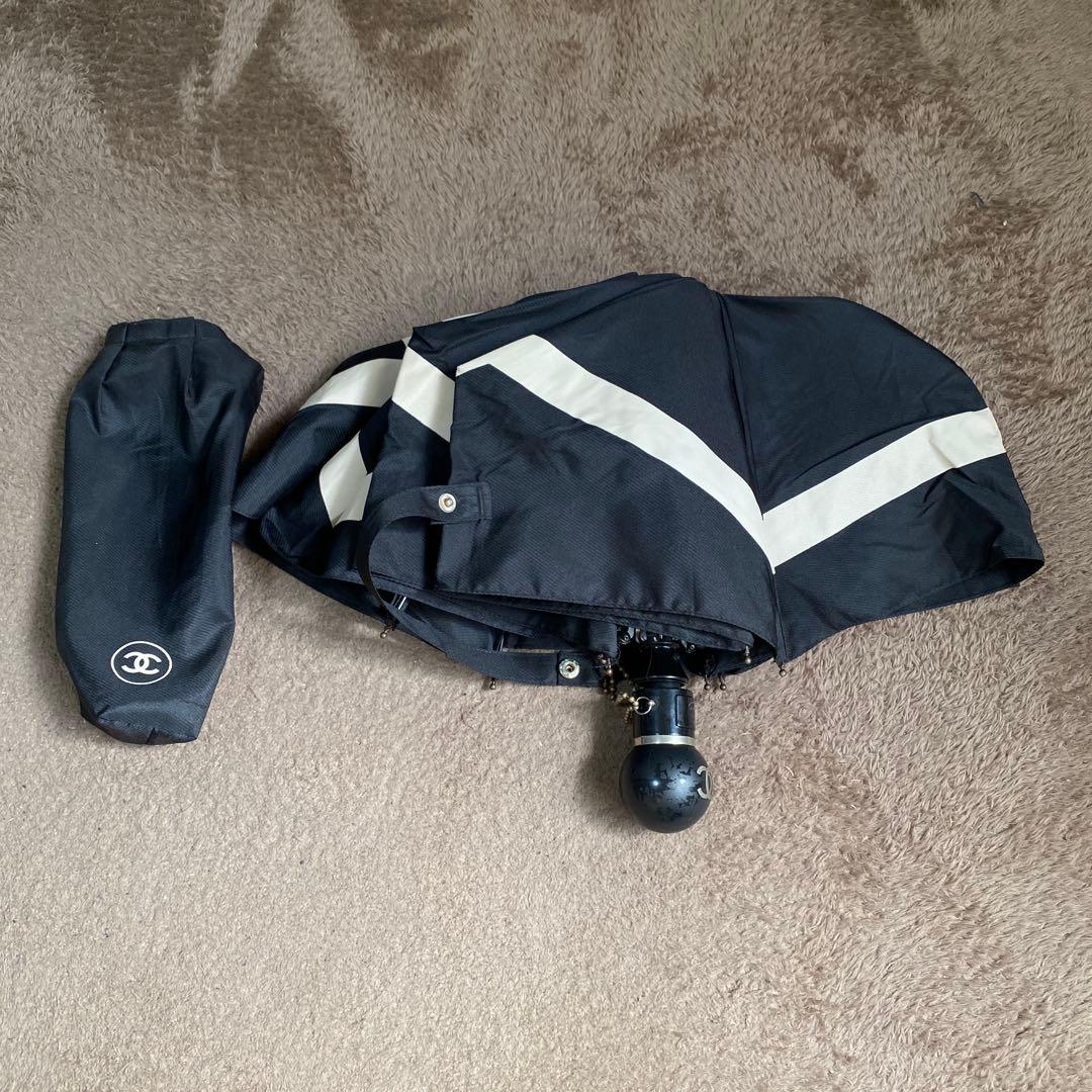シャネルノベルティカメリア折り畳み傘
