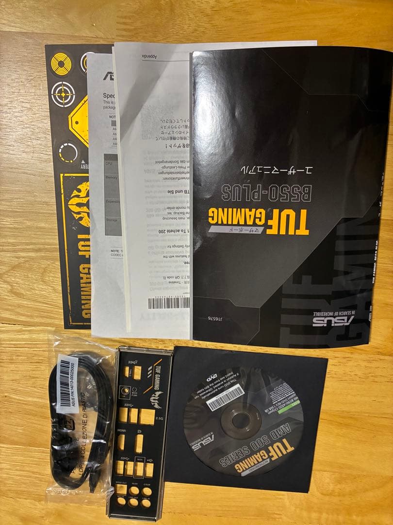 Ryzen　7　5700X / ASUS Gaming B550-PLUS