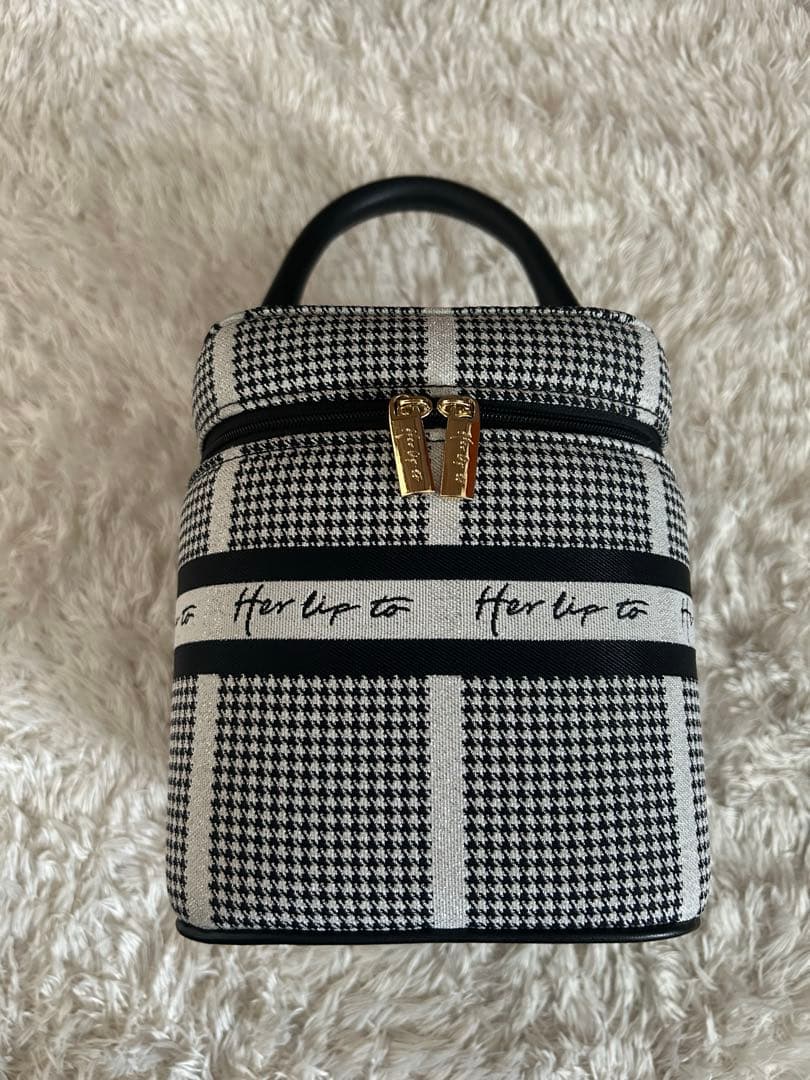 herlipto Jacquard Vanity Bag バニティバック